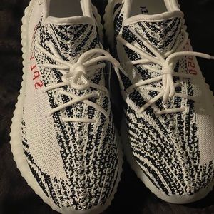 Like Yeezy zebra. New no box. Size 7.5